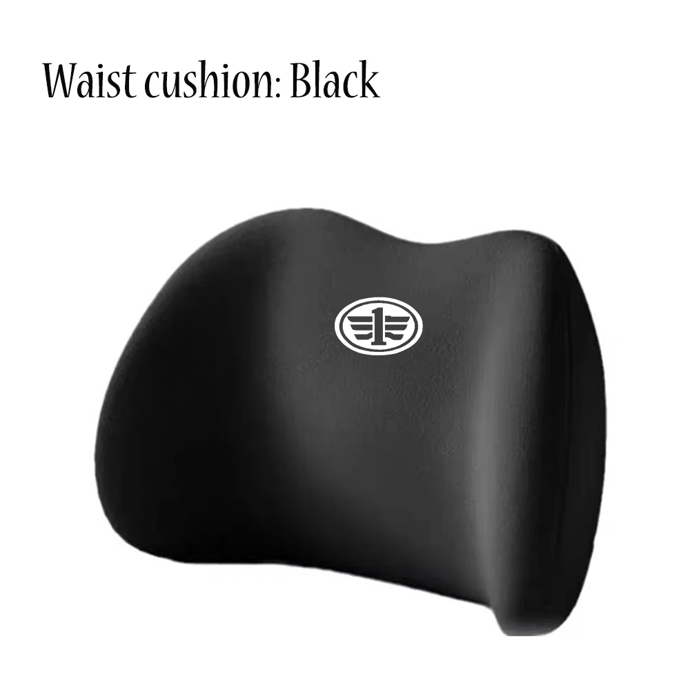 Car Headrest Neck Support Seat Lumbar cushion Neck Pillow Waist pad for FAW V5 X80 B50 X40 T77 V2 Vita F5 V70 D60 J6 F1 V80 B70 - view 6