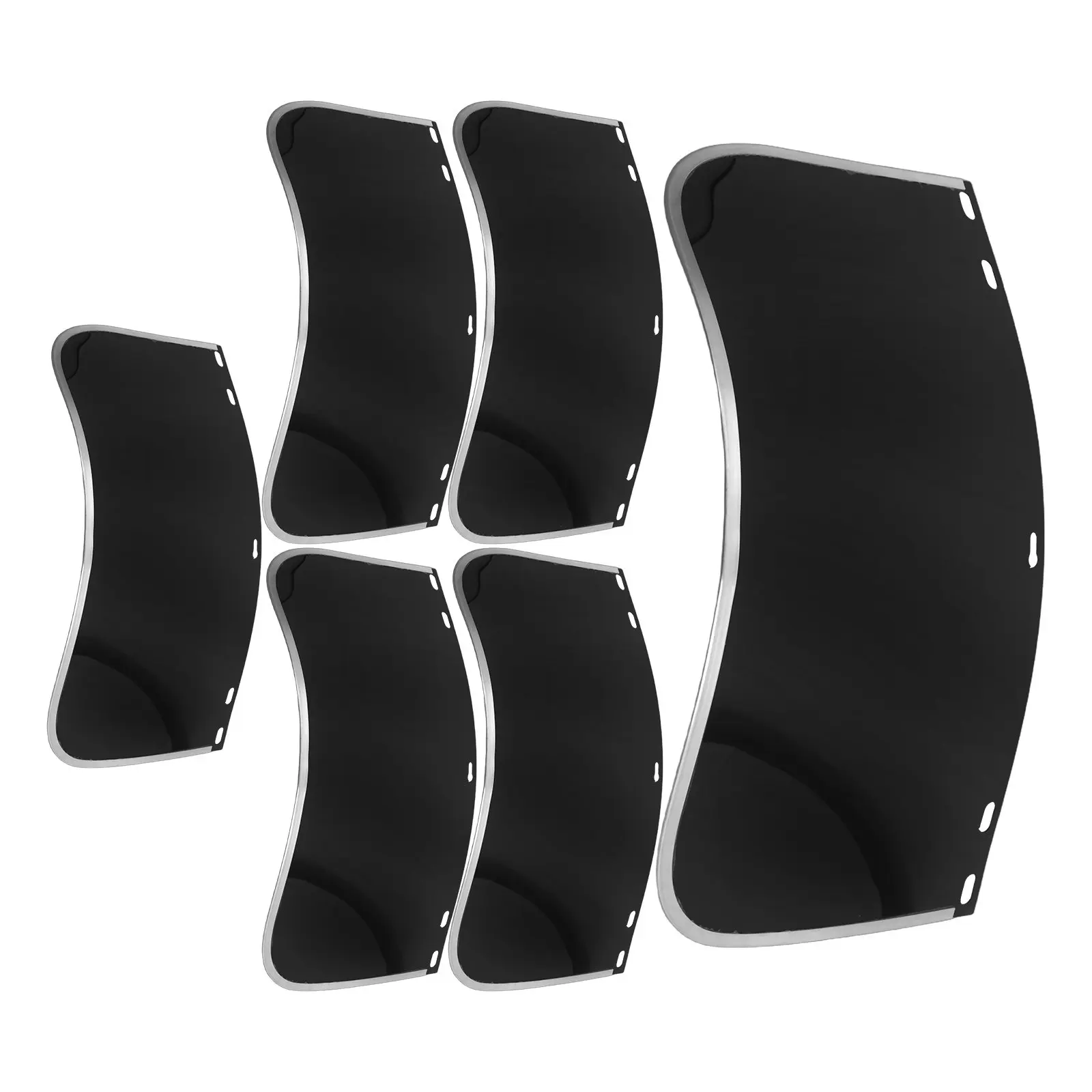 

6Pcs Safety Welding Face Mask Replacement Lens Anti-Fog Resistant Shield Grinding Cutting Protective Cover