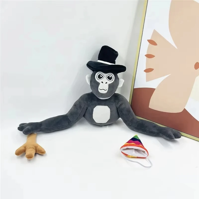 28cm Gorilla Tag Monke Plush Toy Cute Soft Stuffed Cartoon Anime Home Decoration Dolls Kawaii Birthday Gift For Kids Toy