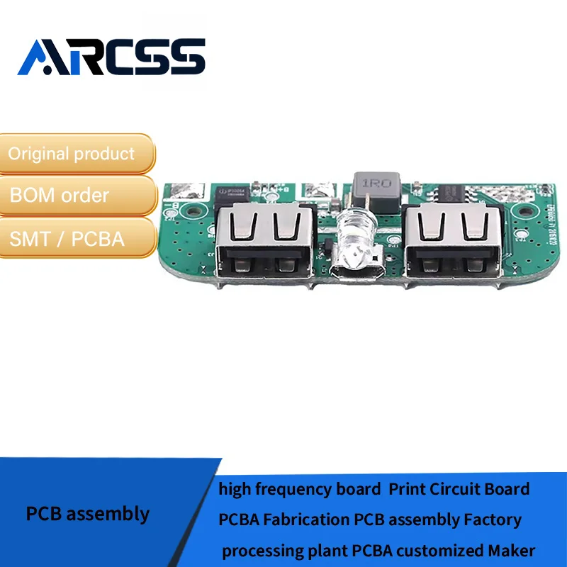 Hoogfrequente printplaat PCBA Fabricage PCB-assemblage Fabrieksverwerkingsfabriek PCBA aangepaste Maker