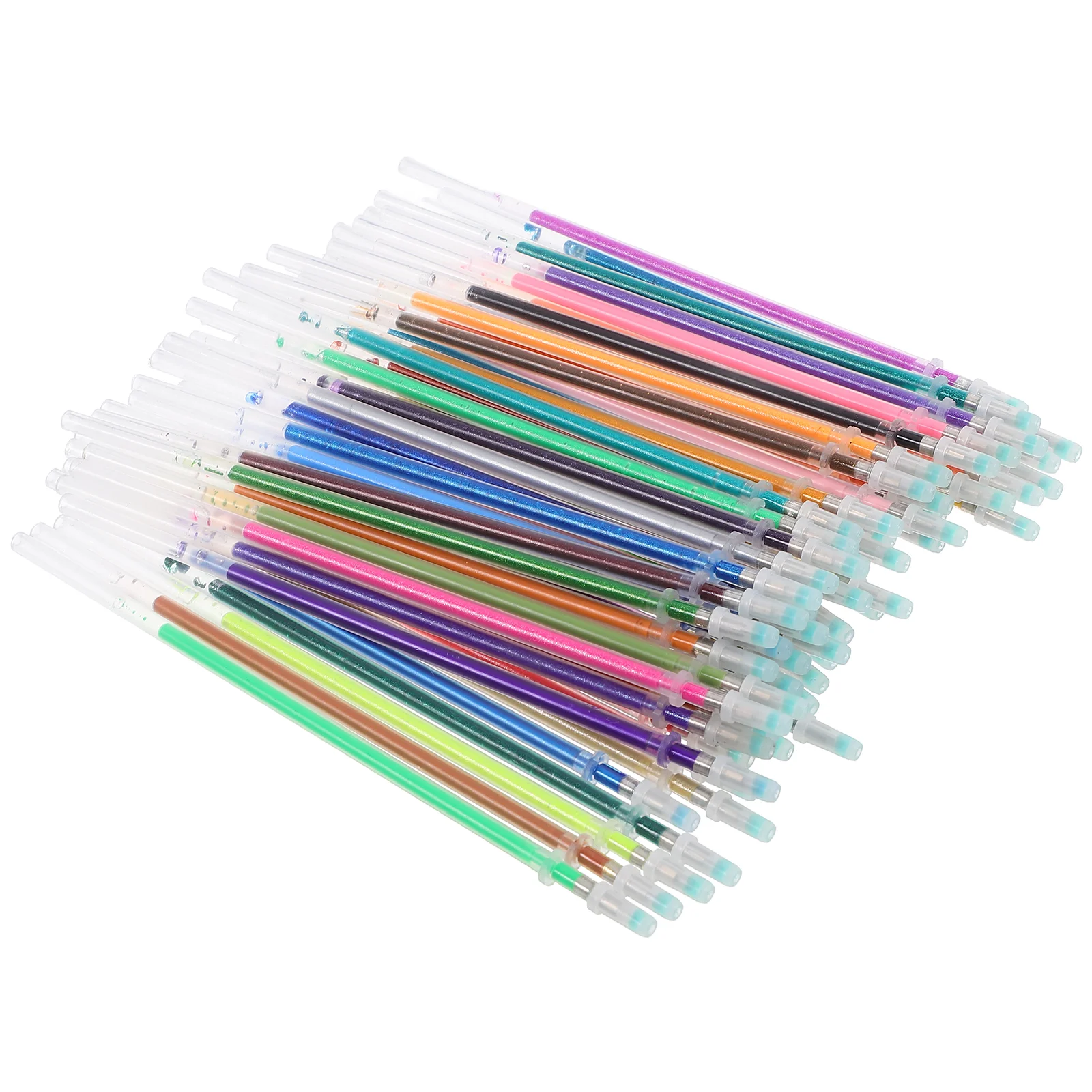 60 Pcs Colored Gel Pen Refills Fine Point Replacement Ink for Drawing Journaling Note Taking Smooth Writing Lasting