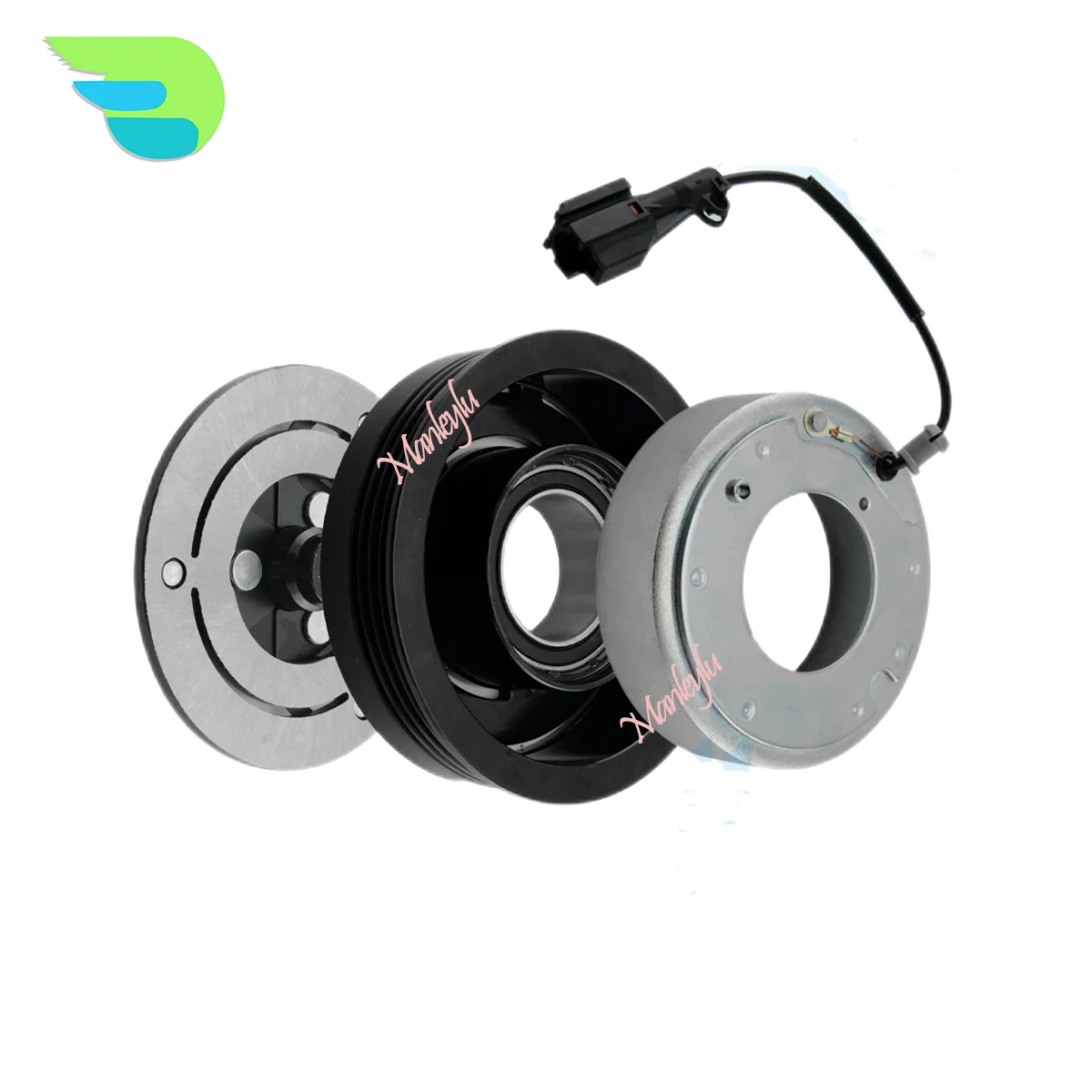 AC A/C Compressor Clutch Pulley DKV10R for Subaru IMPREZA GR FORESTER SH 2008 73111FG002 73111SA010 73111FG000 73111FG001