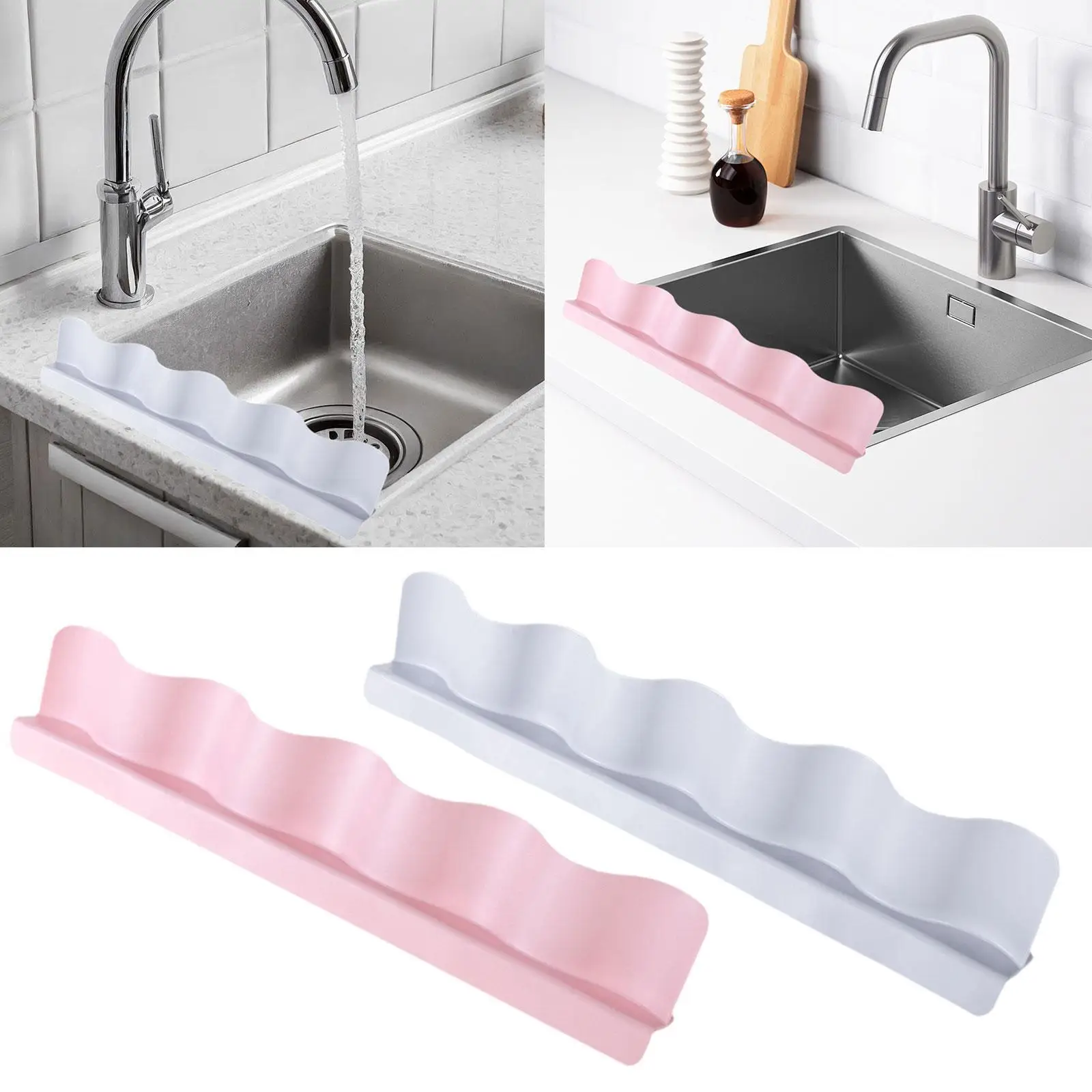 

Sink Splash Guard Versatile Sink Splatter Baffle Board Reusable Splash Protector