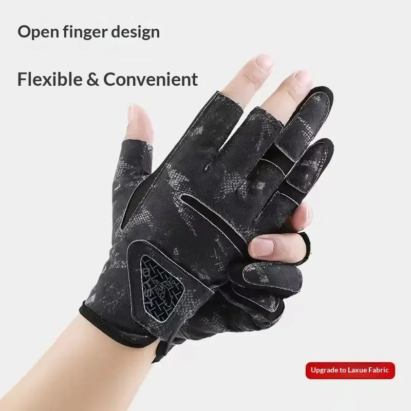 Shirley guantes de pesca transpirables con protección solar para dedos - imagen 5