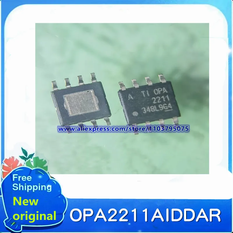 10pcs OPA2211AIDDAR OPA2211AIDDA OPA2211 211 SOP8 New original In stock