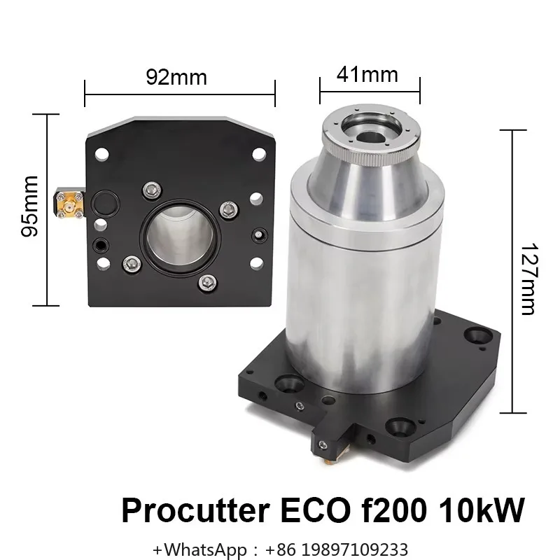 Cabeça de capacitor eco procutter para precitec procutter eco bocal conector sensor para máquina de corte la-ser