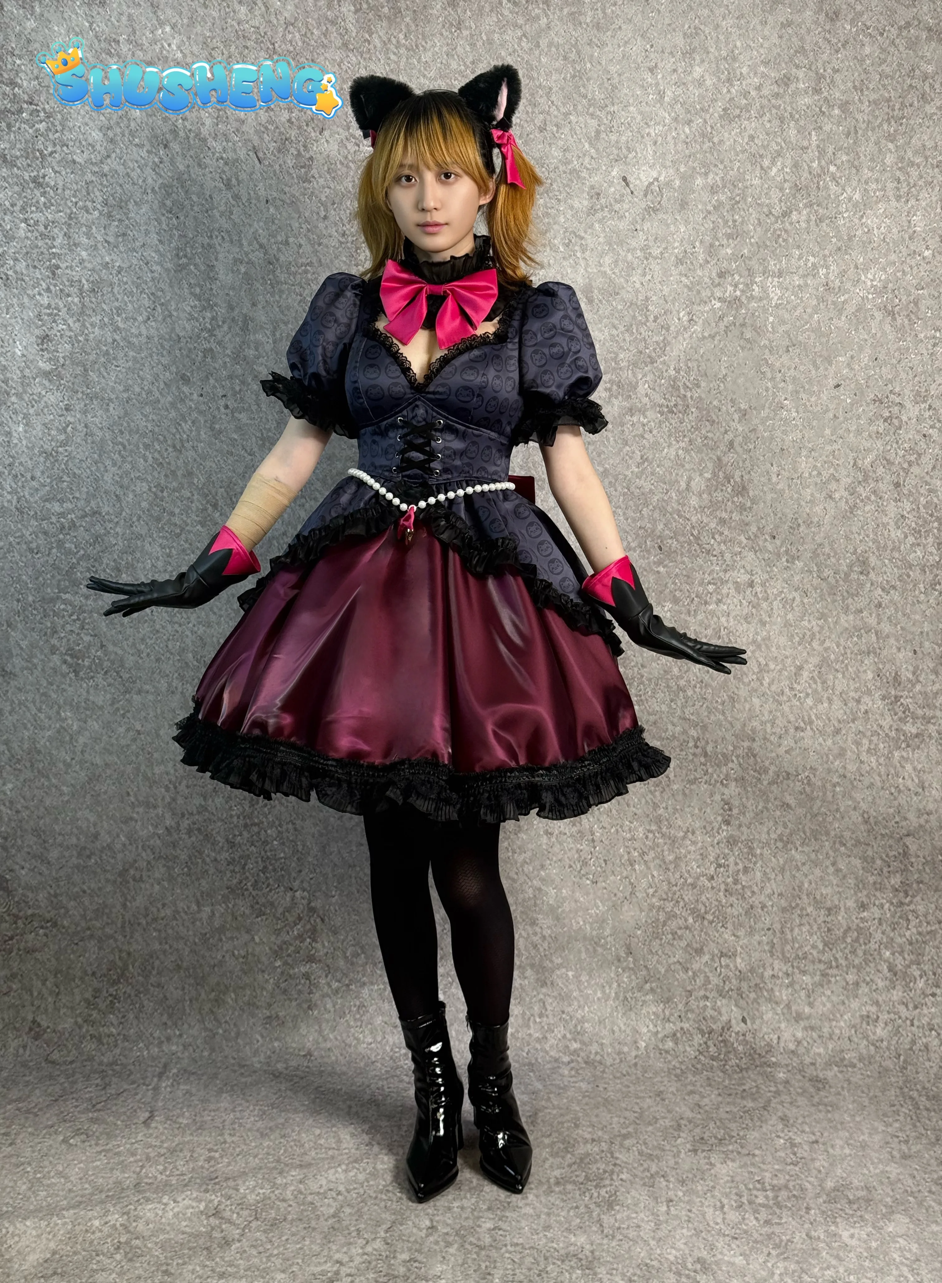 Game Overwatch D.Va black cat  - Dva Cosplay Prop 评论和价格