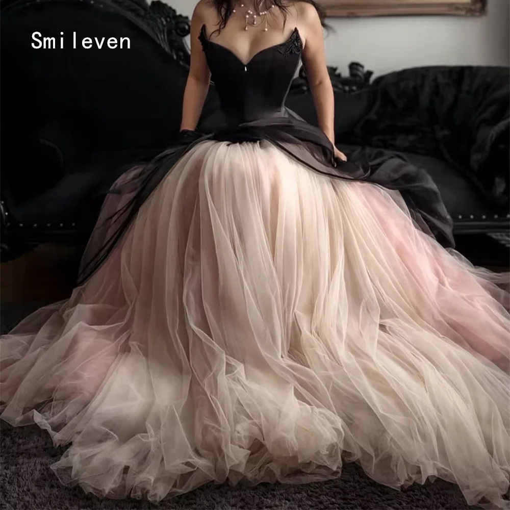 

Роскошное вечернее платье Smileven A-Line для выпускного вечера, с вырезом «сердечко», аппликациями и бисером, для торжественных случаев, на заказ, 2026