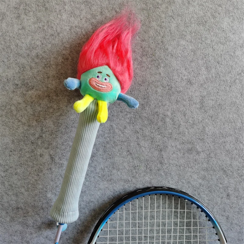 Dopamin Genie Badminton Schläger Griff Abdeckung Plüsch Puppe Griff Protektoren Handwerk Geschenk