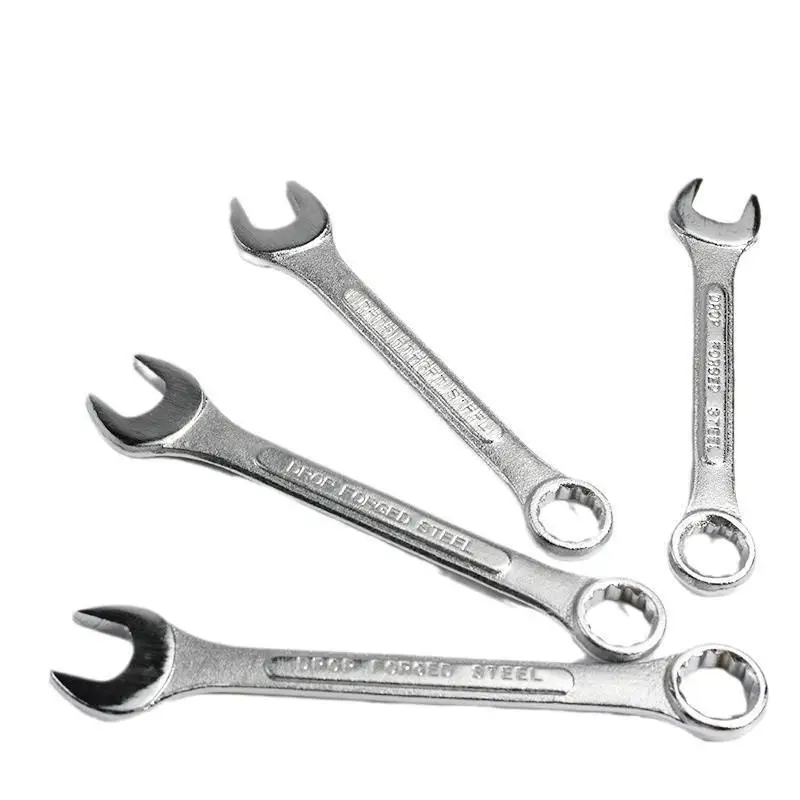 Mirror Polished Combination Wrench Set Industrial Grade Durable Spanner for Auto Motorcycle Repair Professional Mechanics