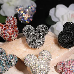 ST22 1Pcs 28*32 mm Bear Cartoon Mouse Pen Beads Acrylic Beads DIY Phone Chain Bead Jewelry Cute Accessories Loose Beads Gifts