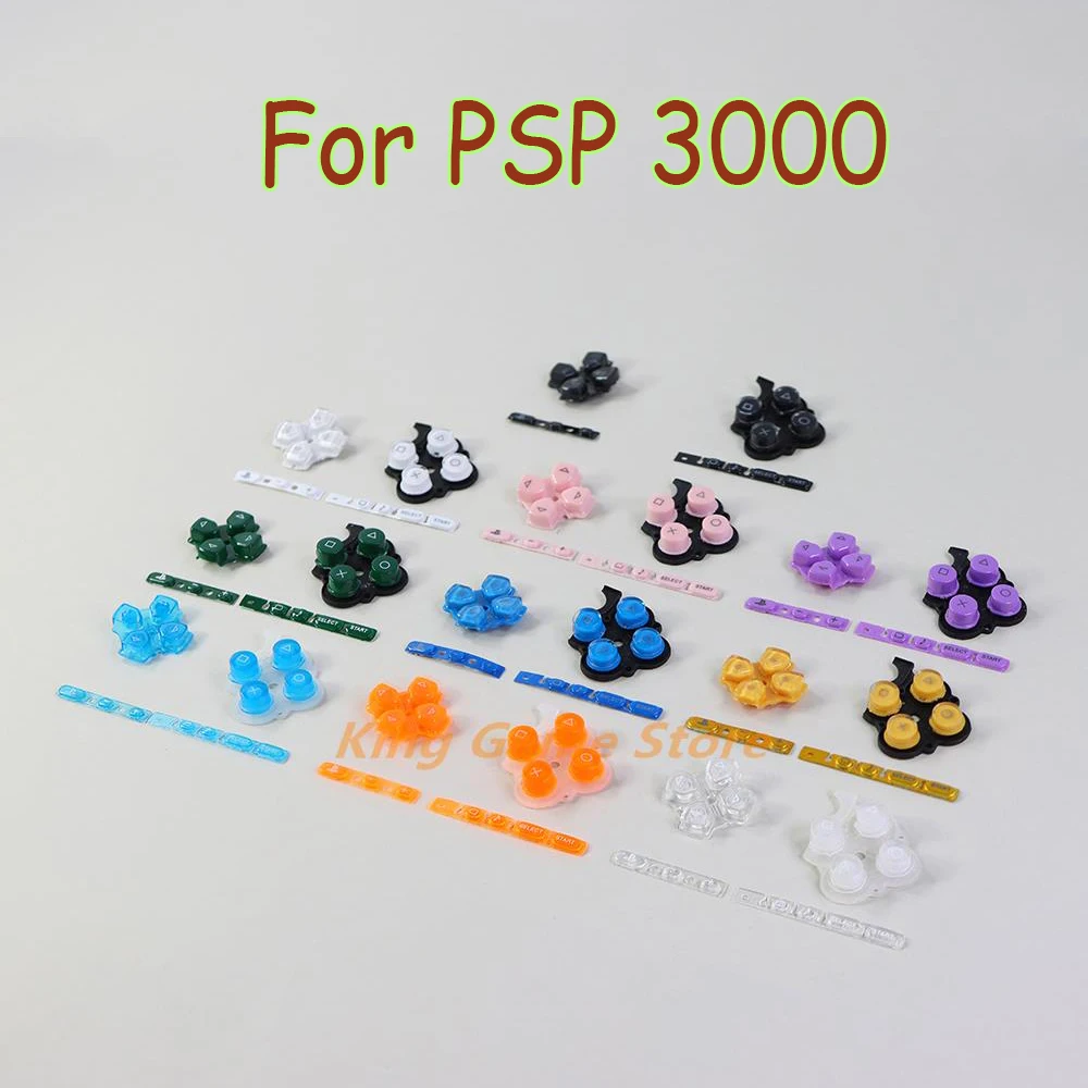 20sets 3 in 1 Left Right Buttons Select Start Buttons Replacement Conductive buttons for PSP 3000 PSP3000 Console Repair Parts