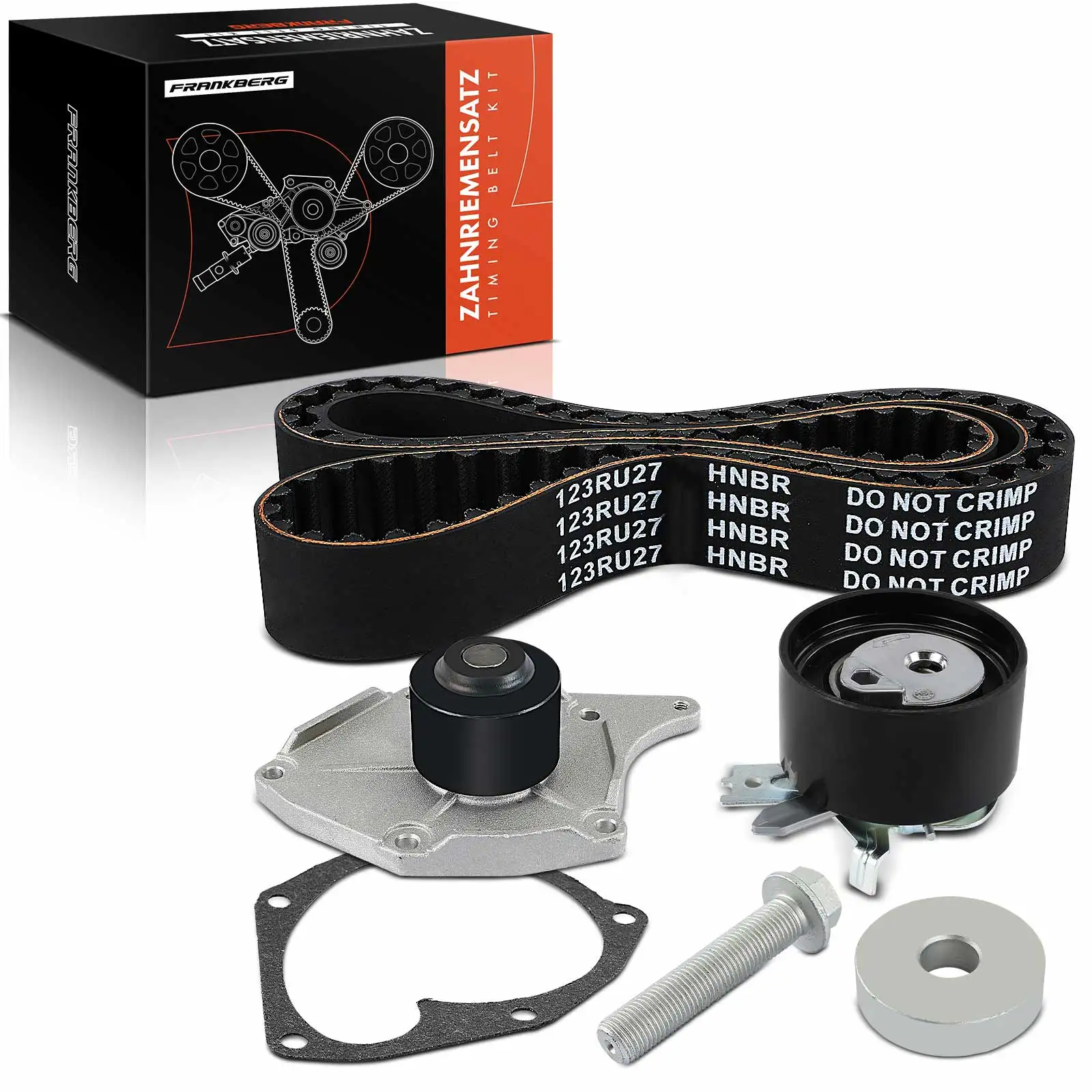 Frankberg 1x Zahnriemensatz Zahnriemen Wasserpumpe für Renault Thalia I Scénic Megane Kangoo 7883-13097 KP25578XS