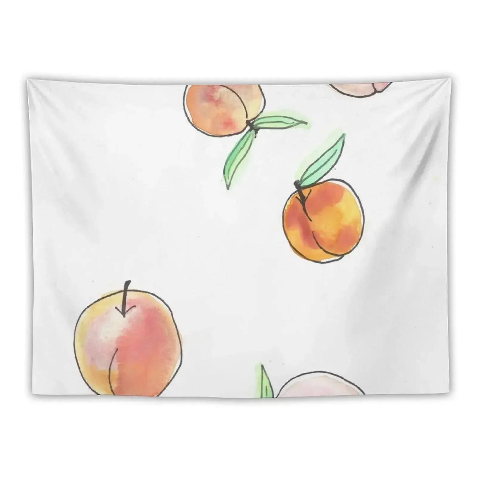 

peaches Tapestry Room Ornaments Kawaii Room Decor Tapestry