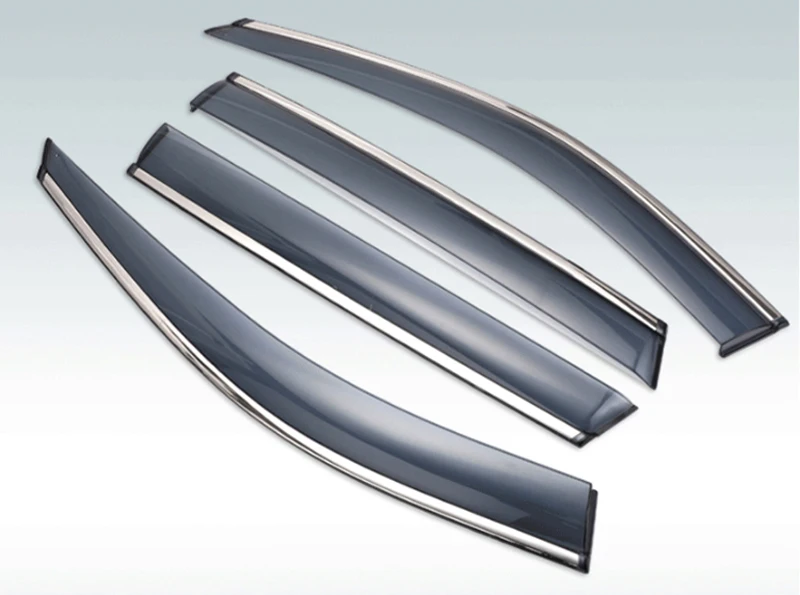 Car Accessories Plastic Exterior Visor Vent Shades Window Sun Rain Guard For Lincoln Aviator Second Generation U611 2020 2021
