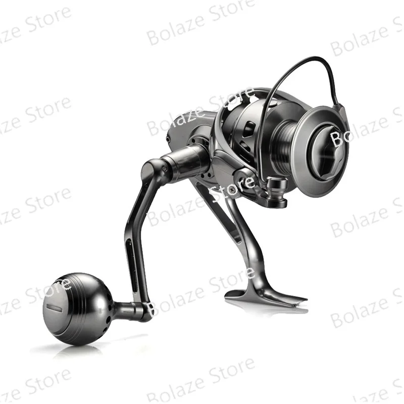 Full Metal Aluminum Alloy Body Spinning Fishing Reel Carbon Drag Brake Stainless Steel Gear Wheel
