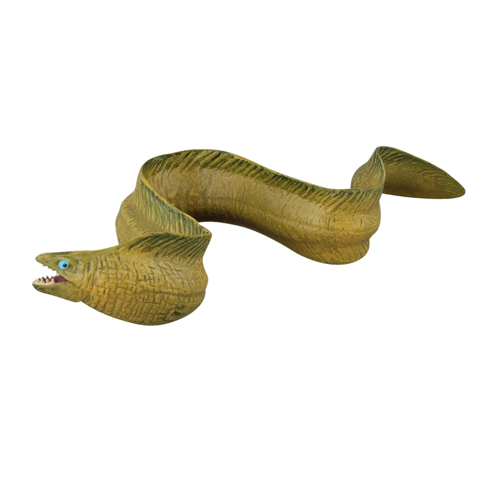 1 قطعة ثعبان البحر قسط البلاستيك نابض بالحياة مقلد البحرية الحيوان ديكور للأطفال التنمية المعرفية ديكور المنزل الحلي #6