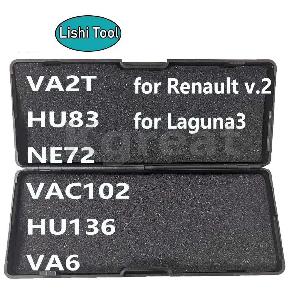 LiShi 2 in 1 VA2T VA2 HU83 NE72 VAC102 HU136 VA6 for Renault V.2 Laguna3 Locksmith Tools for Renault,Citroen Peugeot Car Keys