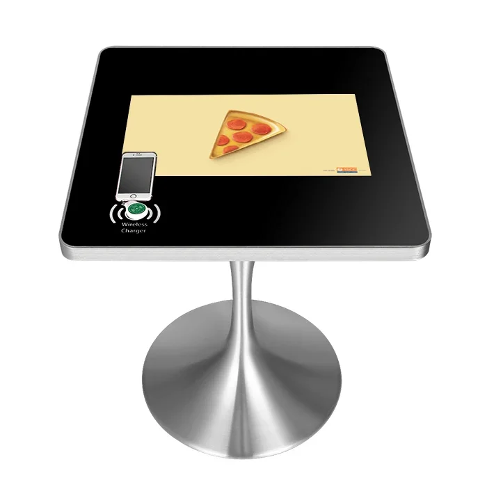 Coffee Shop or Restaurant Touch Interactive Smart Table with Multitouch and Waterproof Table