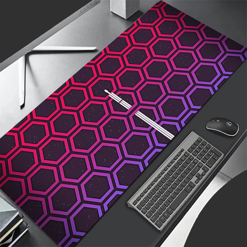 لوحة ماوس بنمط لوحة ألعاب مطاطية عالية الدقة ملحقات الكمبيوتر حصيرة مكتبية غير قابلة للانزلاق مكوك طاولة مكتبي لوحة مفاتيح ألعاب مكوكية للمساحة