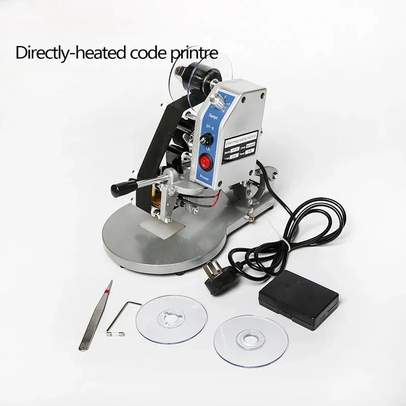 DY-8  Printing Machine Heat Transfe Date Coding Machine Printer For Printing Paper Batch Number Registration Mark Paper
