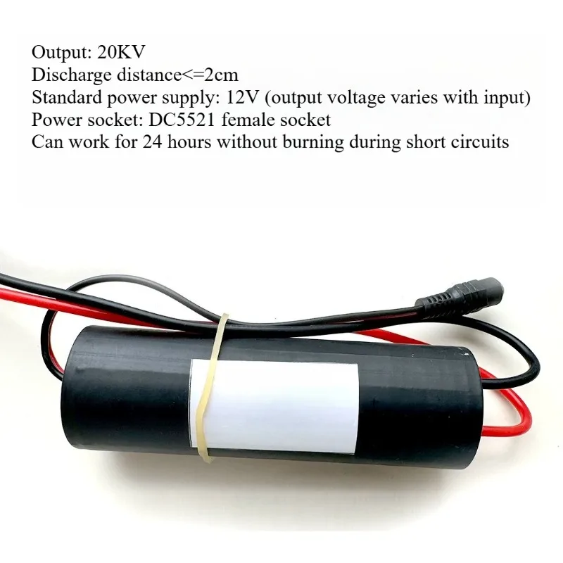 DC High Voltage Boost Module 10KV 20KV 30KV 5‑12V Input No‑Load Operation