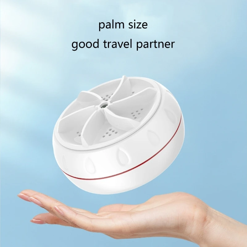 แบบพกพา Turbo เครื่องซักผ้า Mini เครื่องซักผ้า Ultrasonic Turbine เครื่องซักผ้า USB Powered Travel เครื่องซักผ้าทำความสะอาด