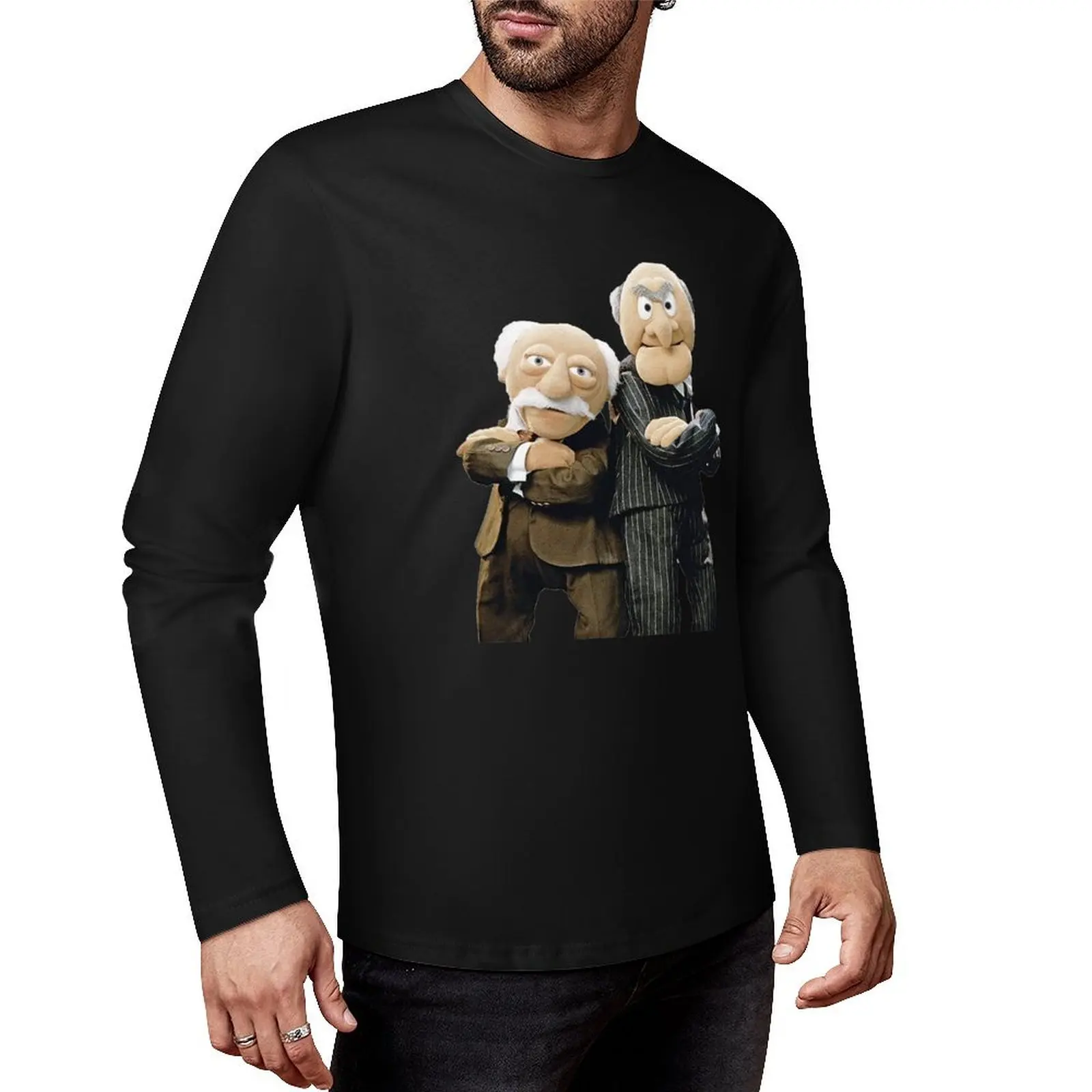 

Statler and Waldorf Long T-Shirt t shirt man custom t shirts big and tall t shirts for men