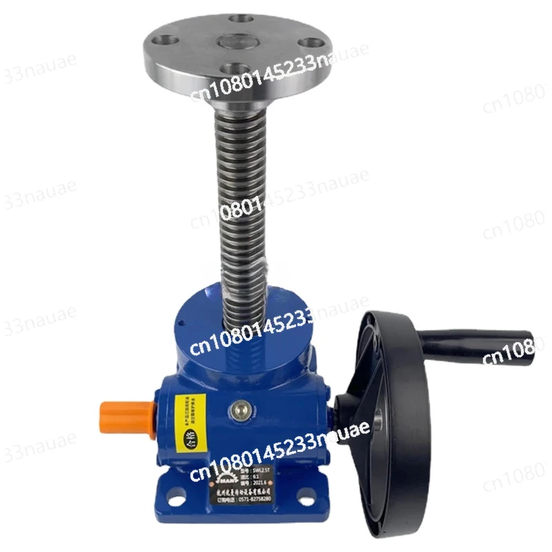 SWL Lifting Reducer Lead Screw Lifting Handwheel Collar Cegar Swl1T/2.5T Manual Crank Worm Lifting Platform