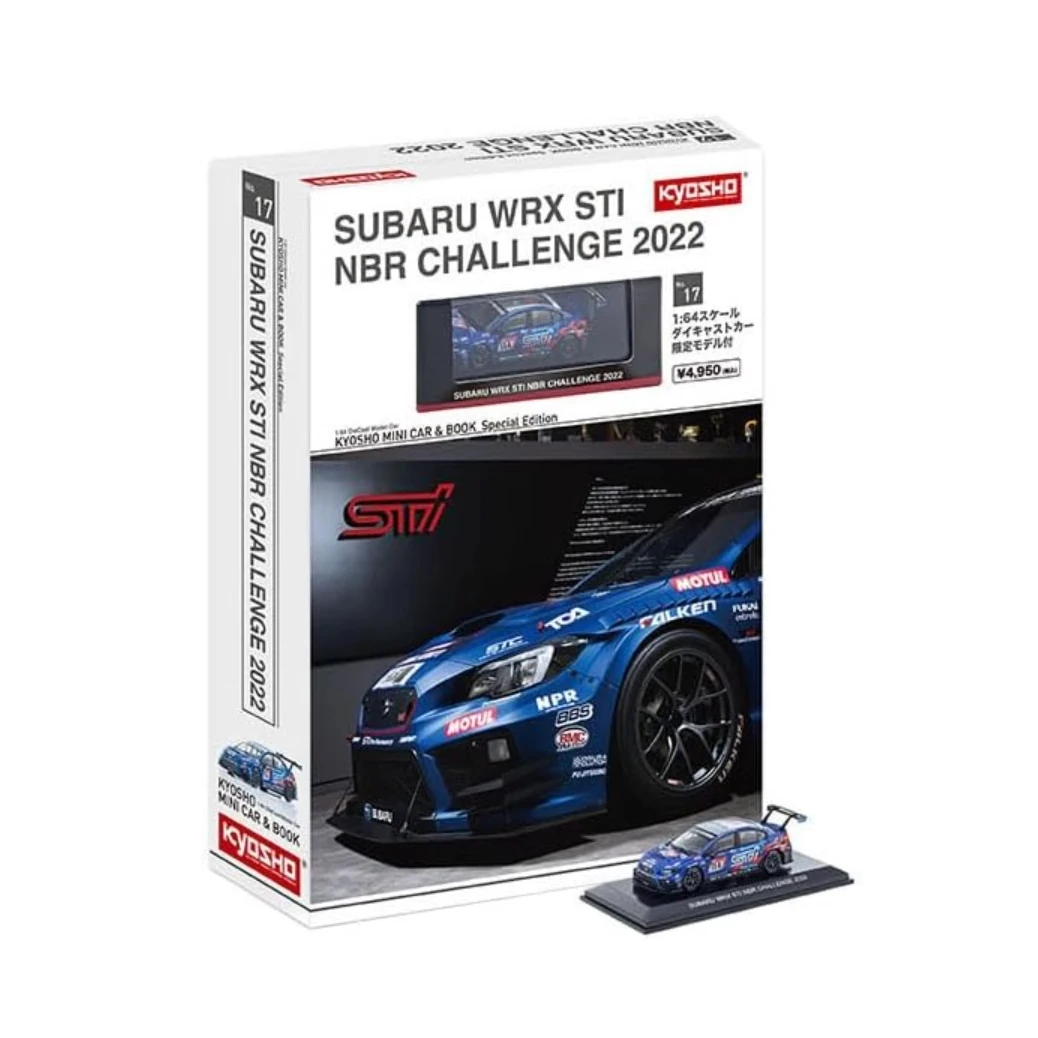 

Kyosho 1/64 WRX Sti NBR Challenge Collection of die cast alloy trolley model ornaments