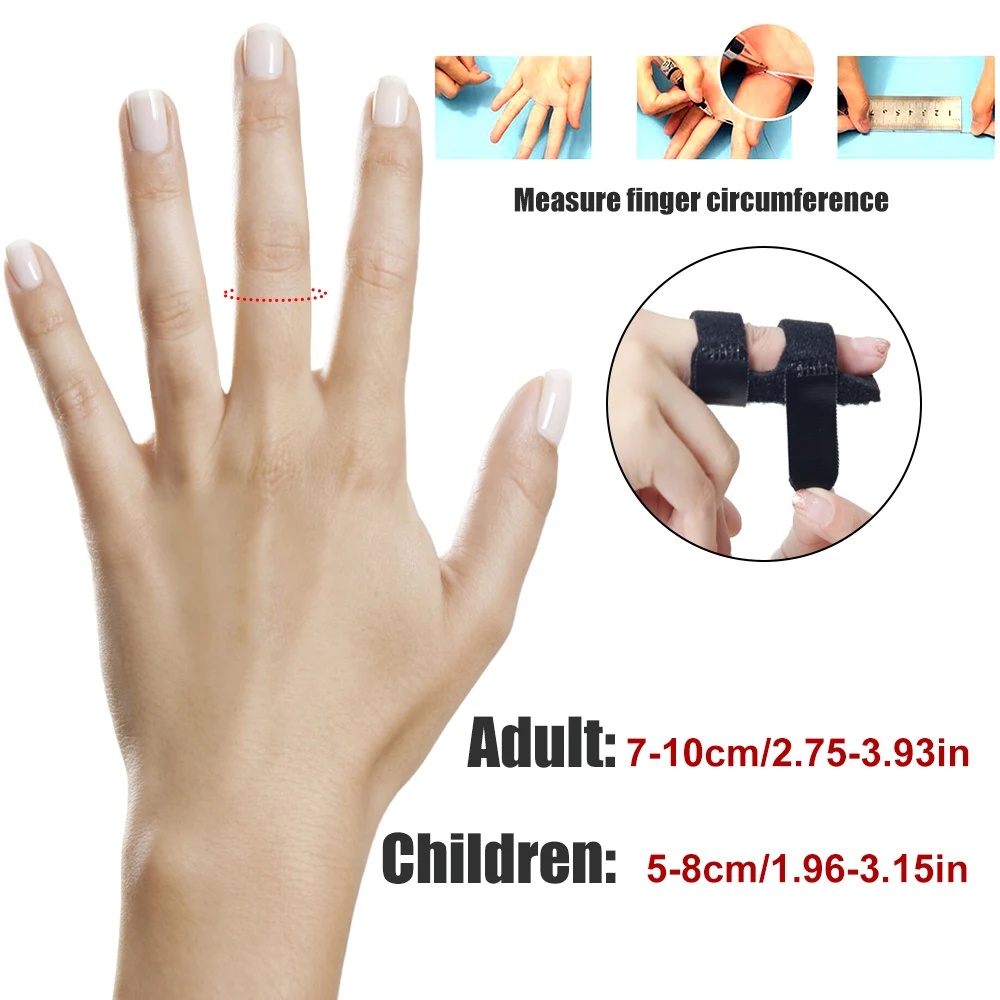 1Pcs Trigger Finger Splint Brace Thumb Splint Pain Relief for Straightening Trigger Finger Tendon Fracture Curved Bent Locked