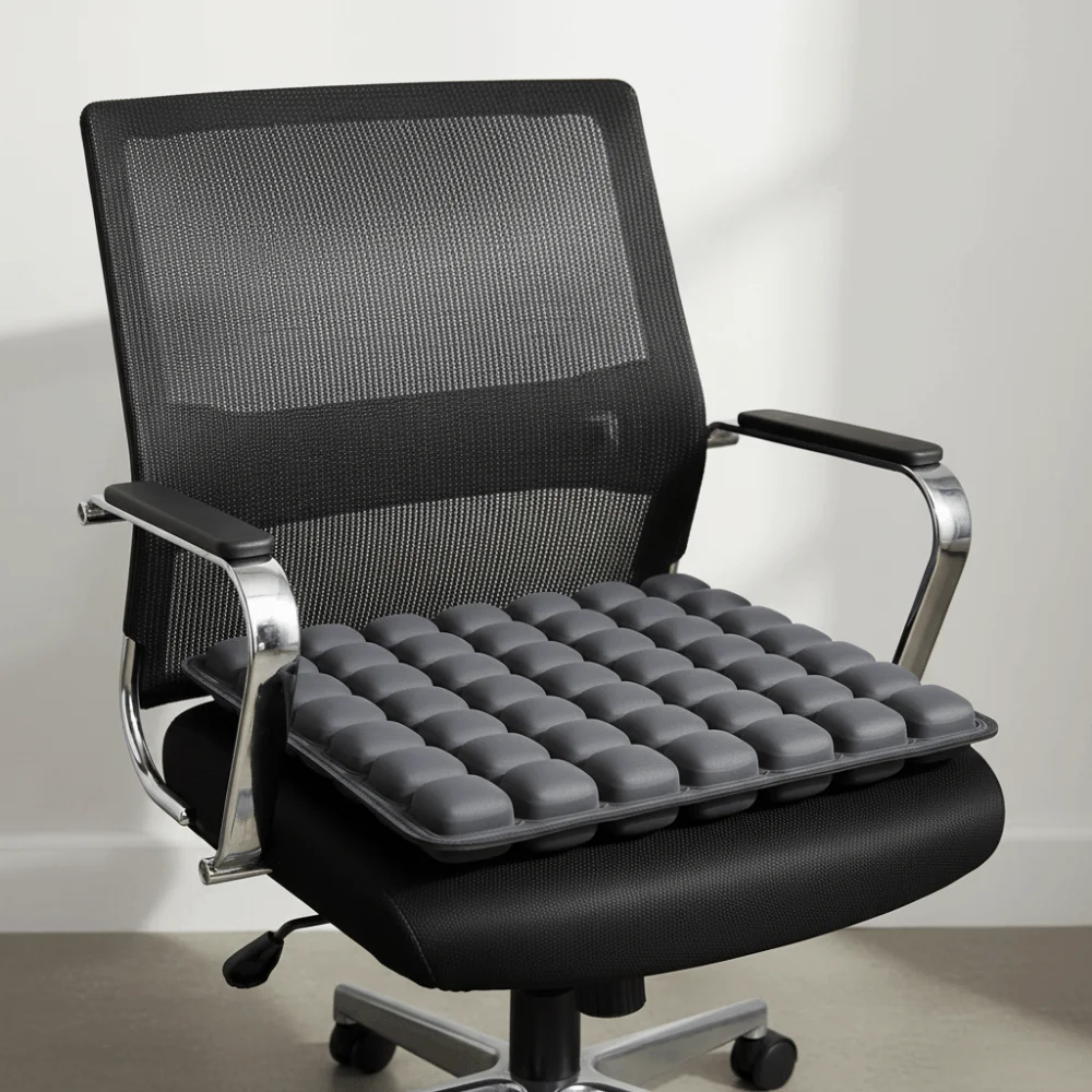 3D Air Cell Seat Cushion Breathable Lightweight Ergonomic Chair Cushion High Rebound Anti-bedsore Inflatable Cushion Travel