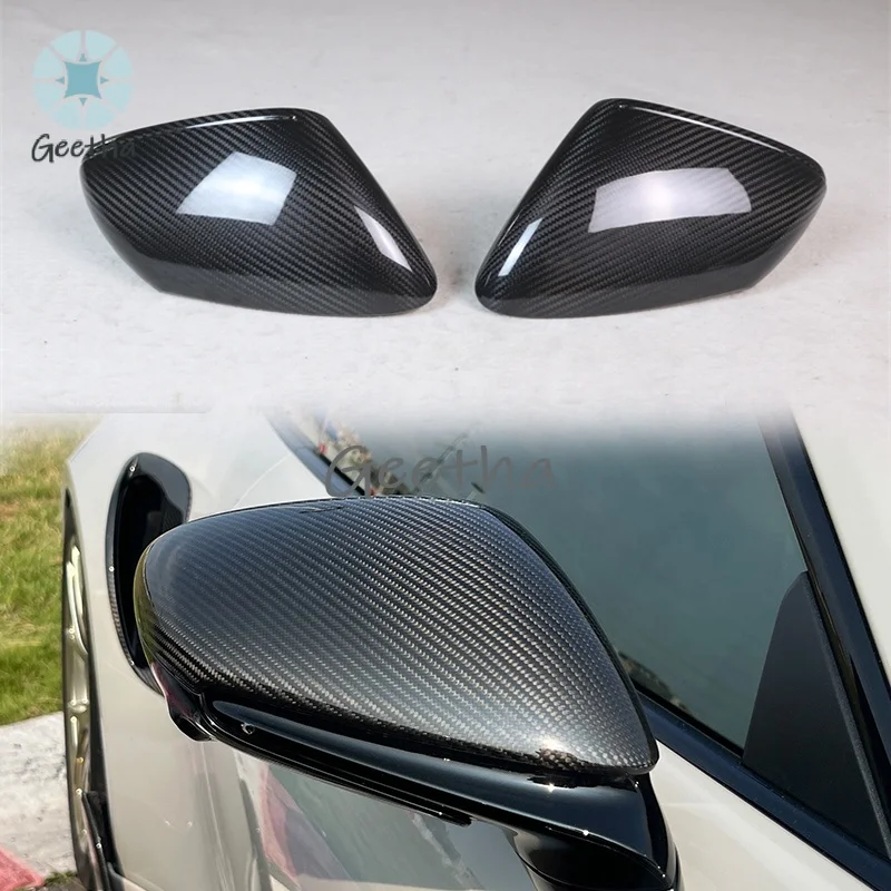 

Чехлы для боковых зеркал из сухого углеродного волокна для Porsche 911 992 Carrera/taycan/panamera, прямая замена зеркал заднего вида Mi