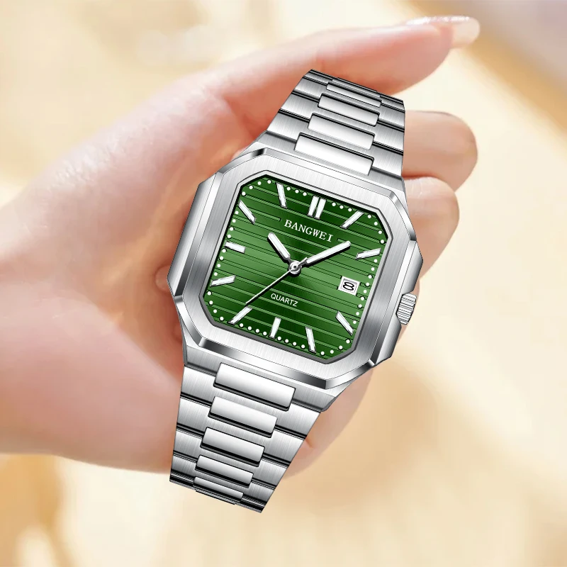 BANGWEI Elegant Classic Woman Watch Retro Luxury Fashion Simple Waterproof Luminous Date Quartz Women Wristwatch Ladies Gift Box