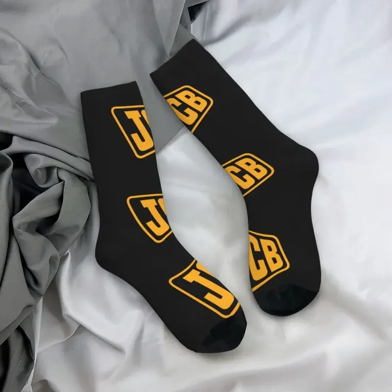 Kawaii pria JCB gaun kaus kaki uniseks hangat nyaman 3D cetak kaos kaki Kru