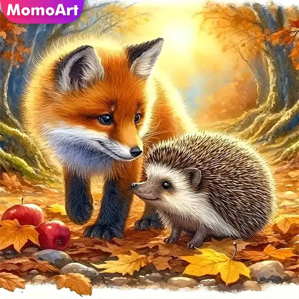 Momoart Bär Diamant Mosaik Tier voller Runde Diamant Malerei Mond Stickerei neue Ankunft handgemachte Hobby