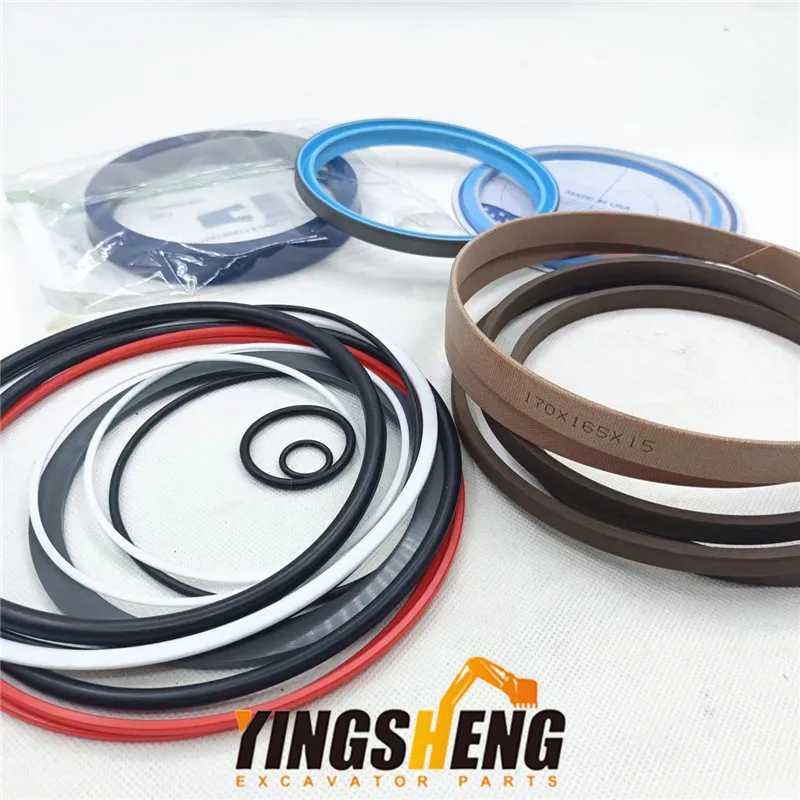 حفارة XCMG XG 55 60 75 80 135 150 ذراع كبير، شريط دلو للذراع الأوسط، دلو ذراع صغير، أسطوانة زيت، حزمة إصلاح ختم الزيت