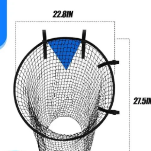 Soccer Training Net Compatible with Multiple Frame Types Features Optimized Scoring Zone for Target For Practice