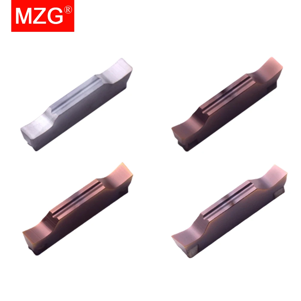 MZG MGGN 10pcs Precision Grinding Grooving Cutting Sharp and Low Resistance Groove Processing Carbide Inserts