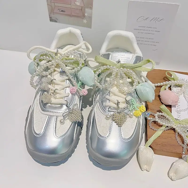 

1/2 шт., обувь с бантом и стразами, подвеска с пряжкой, аксессуары для обуви, сделай сам, роскошные жемчужные шнурки для обуви, подвески для кроссовок, украшения обуви