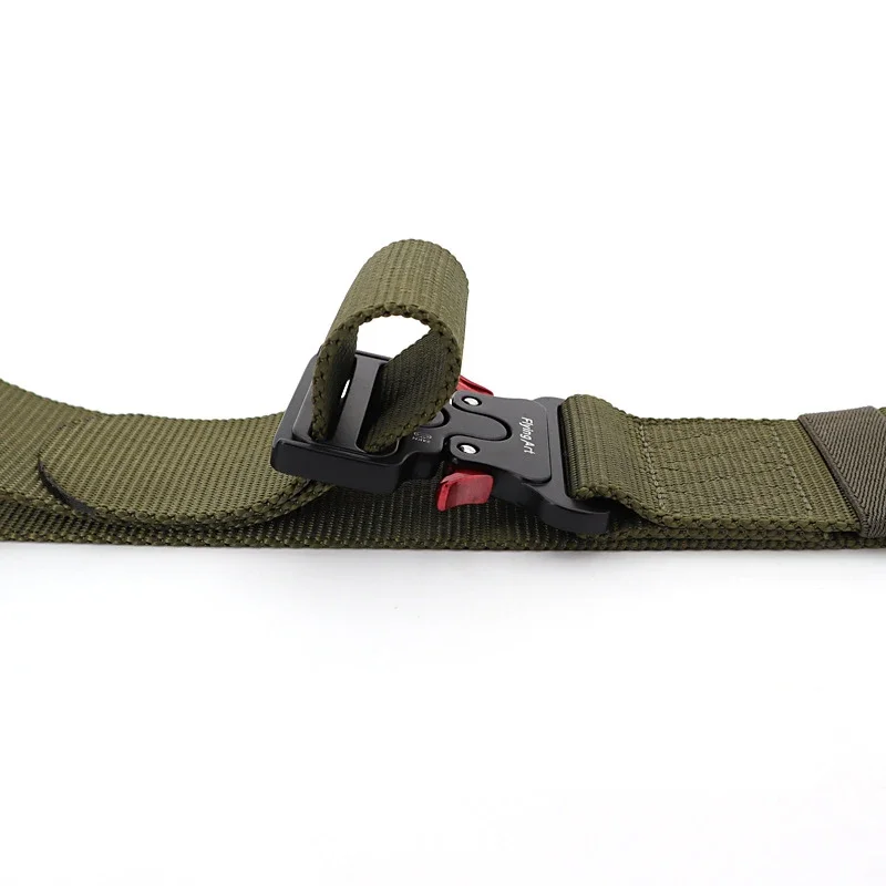 Männer Plus Große Größe 125 135 145 155 165cm Taktische Gürtel 5CM Breiten Militärischen Nylon Leinwand Taille Gürtel quick Release Magnetische
