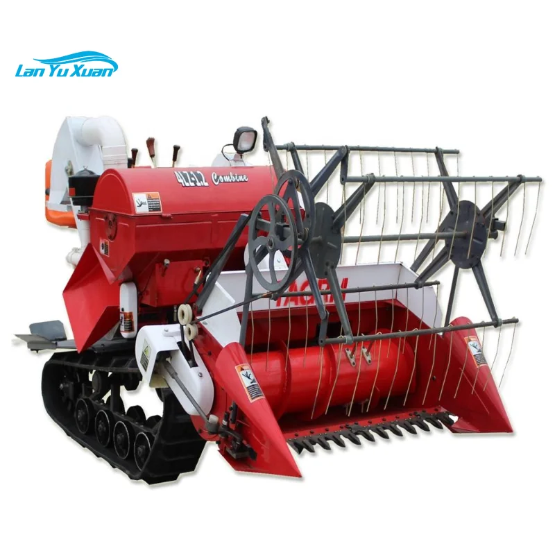 Newest agricultural machines mini wheat combine harvester / wheat cutting machine price in India