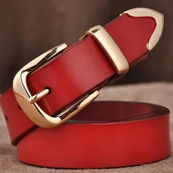 Fashion Women Belt Genuine Leather Dress Jeans Ladies Adjustable Belt Designer High Quality Brand Casual All Match Strap LB2231