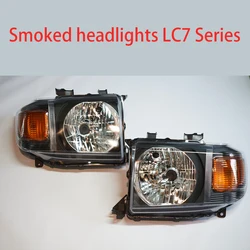 Blackened Headlights For Toyota Land Cruiser LC76 Headlight Assembly 70th Anniversary LC7 Series FJ70 Original Headlights