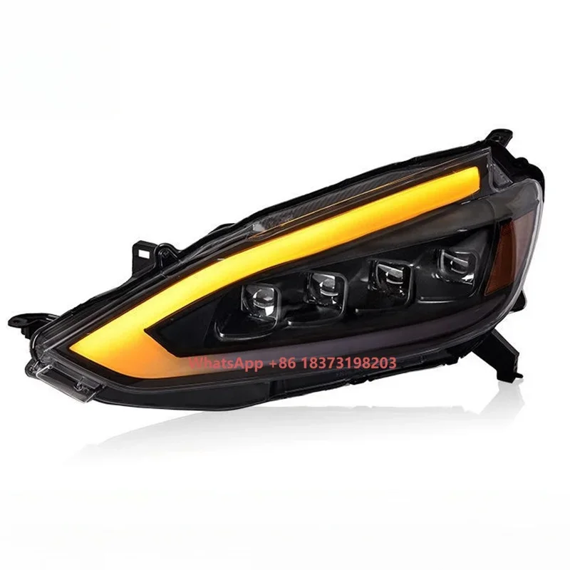 

Day Running Lights for NISSAN Bluebird SYLPHY 15-20 Classic LED Lens Headlight Assembly Retrofit LED Turn Signal Car Accessories