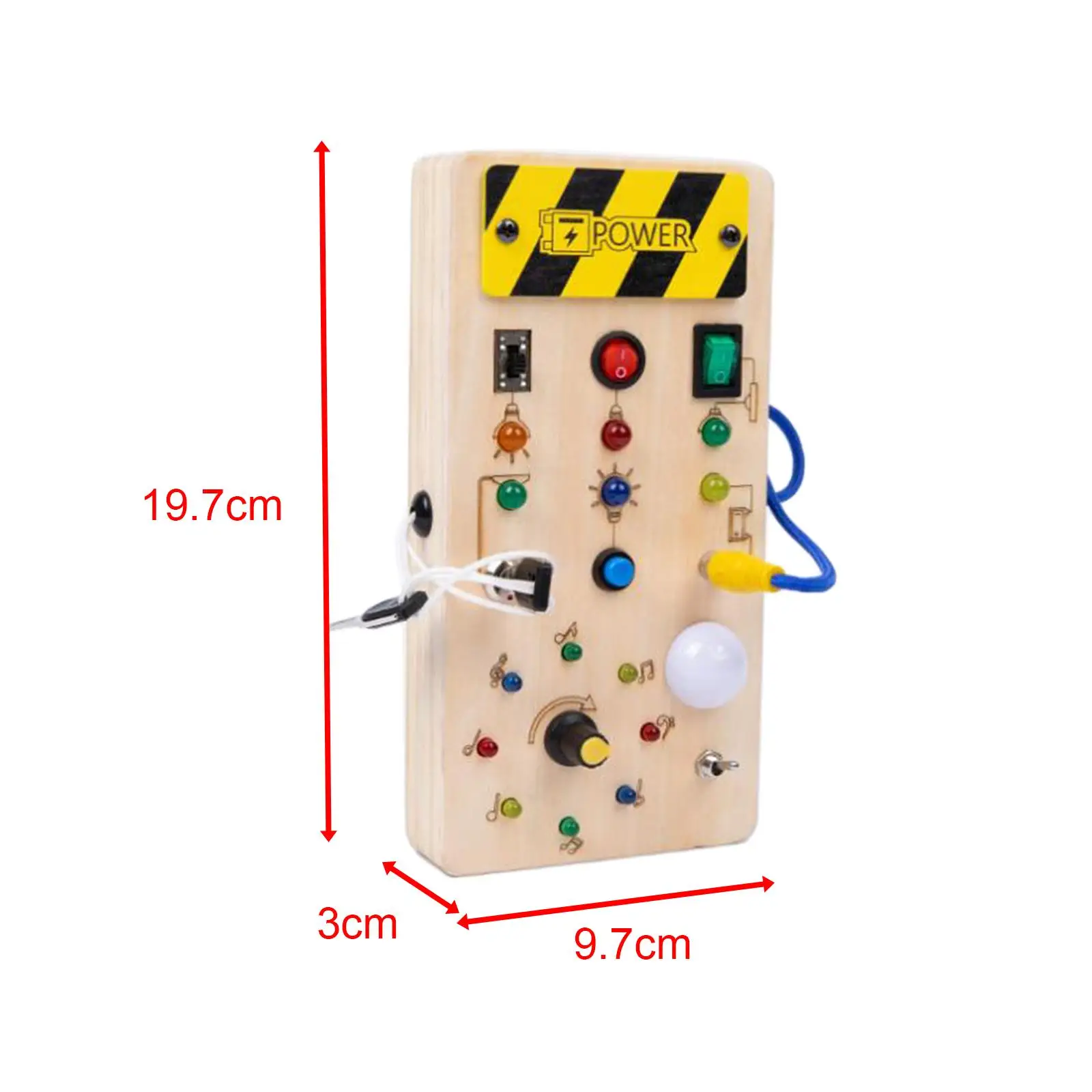 ライトスイッチビジーボード LED モンテッソーリビジーボード 就学前の女の子子供用