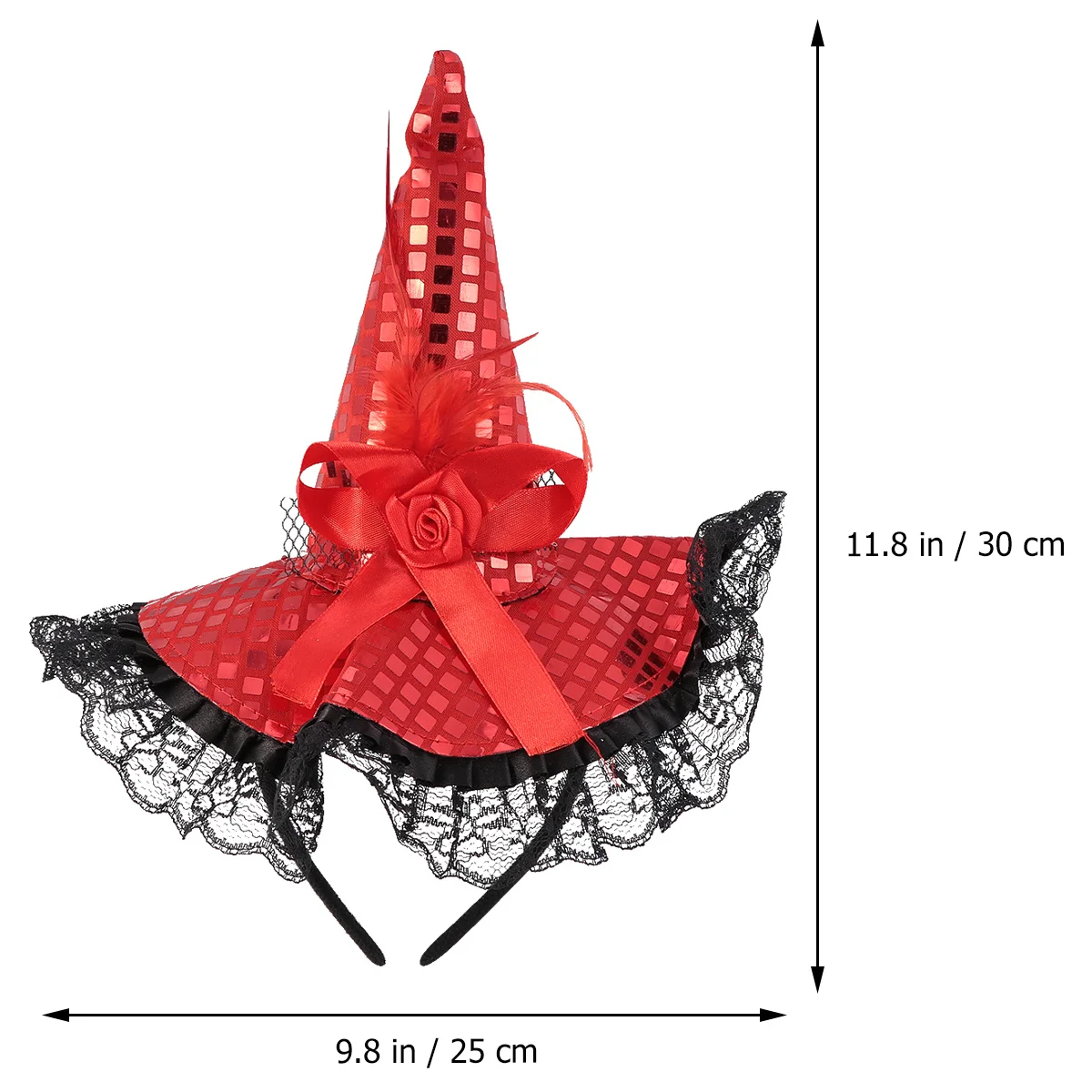 2 stks Heks Slijtage Duurzaam Party Fancy Dress Festival Cosplay Cap Accessoires Halloween Wear Cosplay Cap Drama Hoed