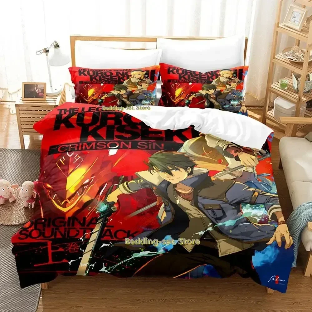 2023 The Legend Of Heroes Kuro No Kiseki 2 Bedding Set Single Twin Full Queen King Size Bed Set Teenager Bedroom Duvetcover Sets