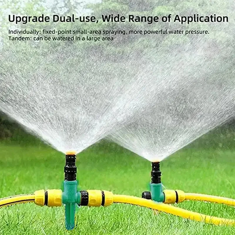 360° Rotary Garden Sprinkler Automatic Watering System for Agriculture Lawn Greenhouse Irrigation