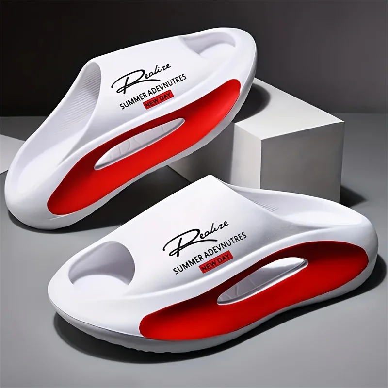 Men's Slippers EVA Non-slip Slides Fashion Slippers Comfortable Men's Slides Summer Casual Sandals Outdoor Indoor Shoes Big Size
